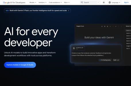 Google AI for Developers